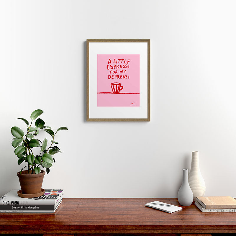 A Little Espressi  Framed Art Print