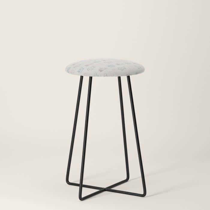 4 Pup Pals Doodle Stool