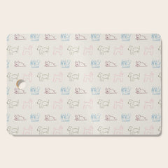 4 Pup Pals Doodle Cutting Board