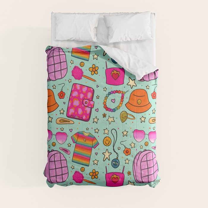 90's Things Print Comforter