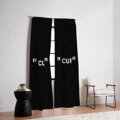 " Art " (Negative) Window Curtain