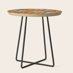 70s Retro Floral - Bold Side Table