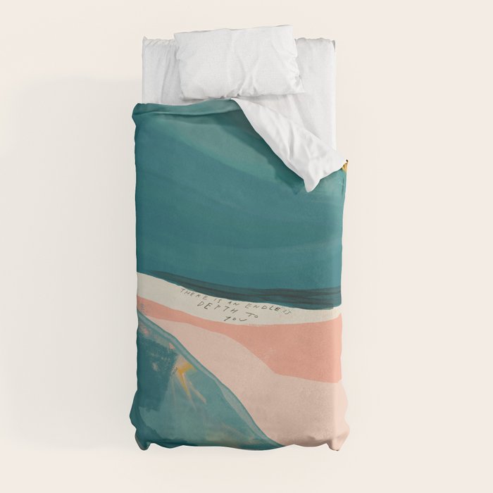 "There Is An Endless Depth To You."  Duvet Cover