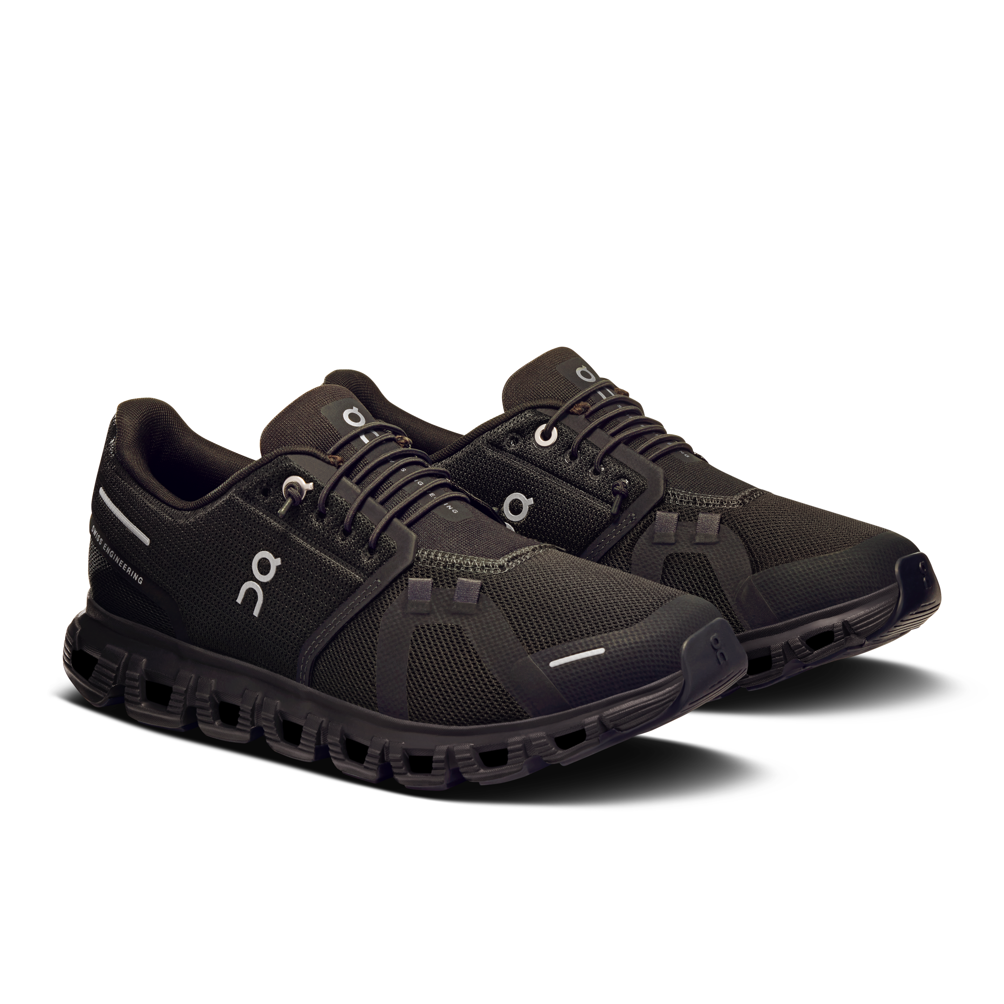 On Running Women's Cloud 6 Wide Shoes - Black / Black