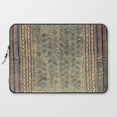 18th Century Indian Tree Textile Digital Art Painting  Laptop Sleeve