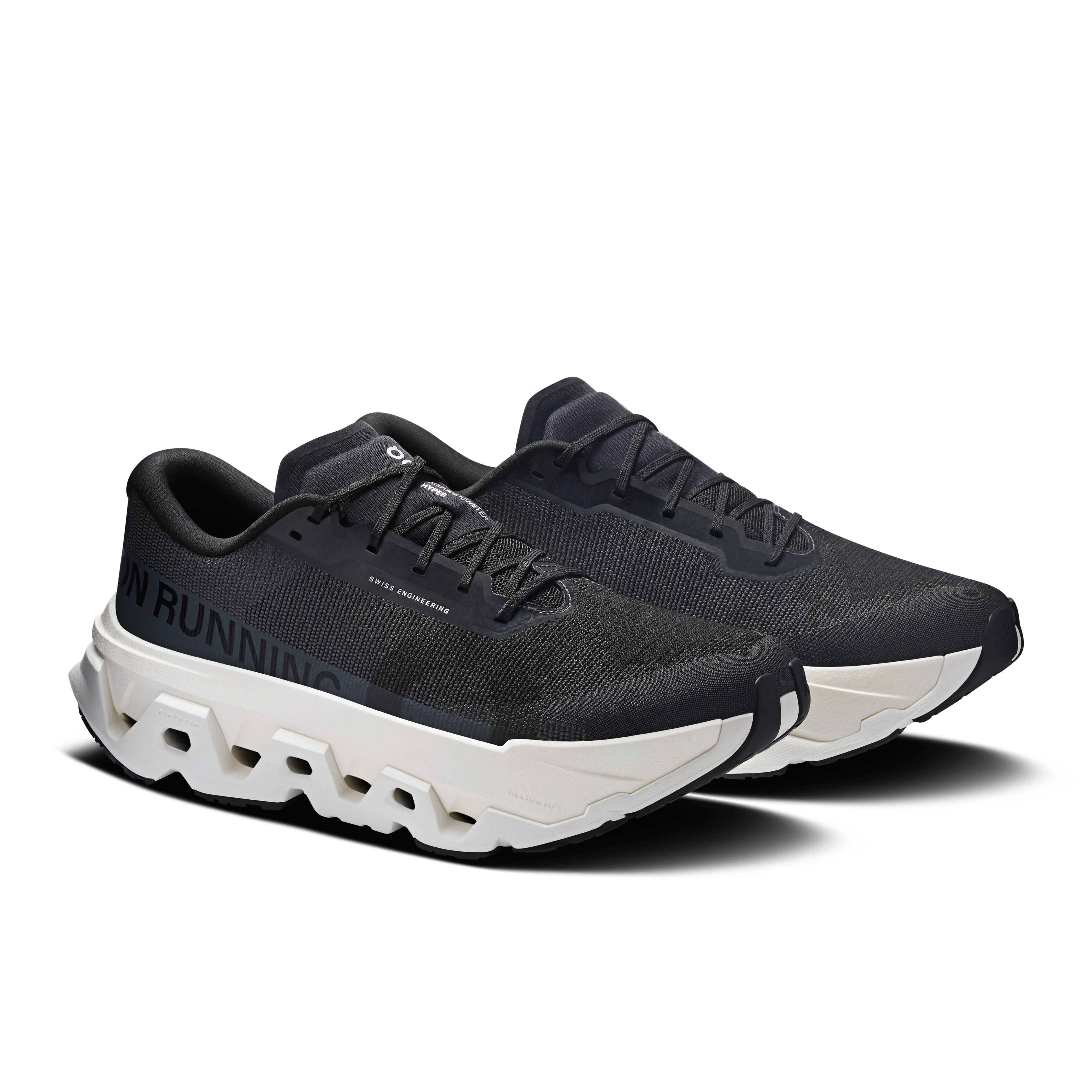 On Running Men's Cloudmonster 3 Hyper Shoes - Black / Ivory