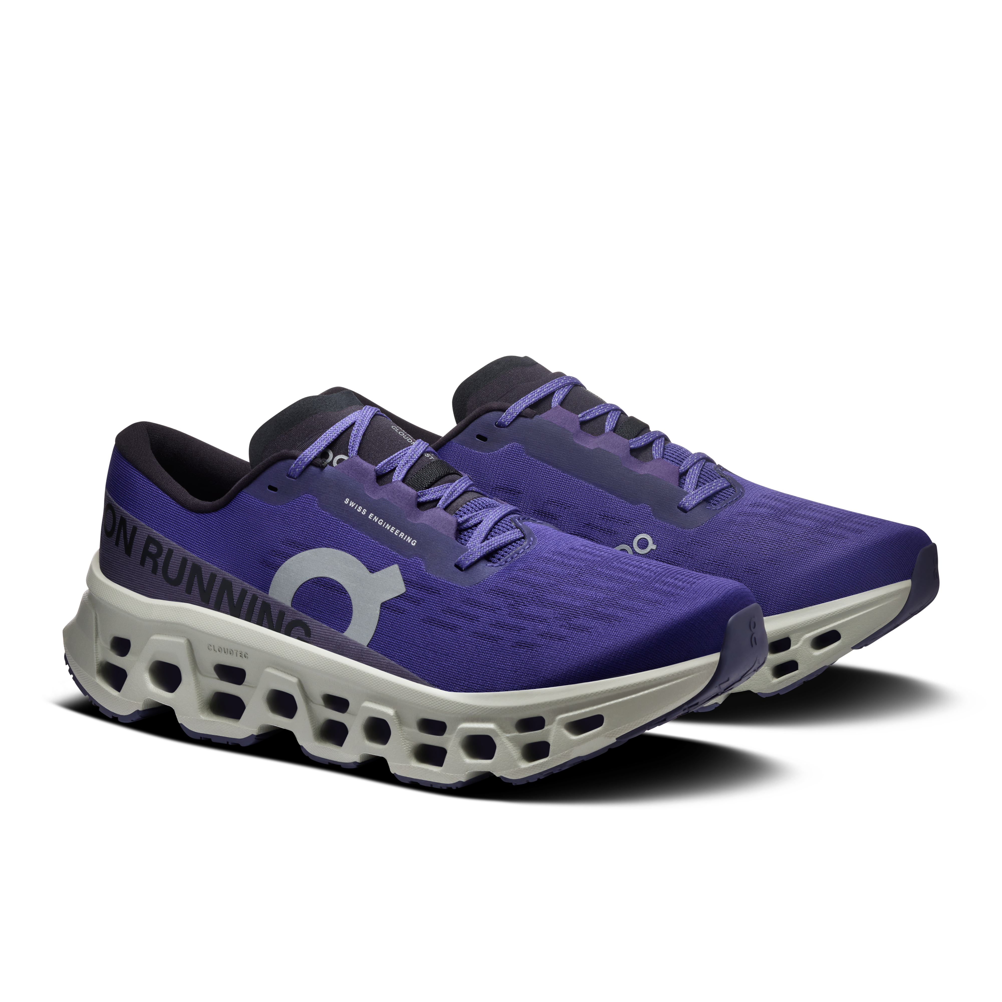 On Running Men's Cloudmonster 3 Shoes - Twilight / White