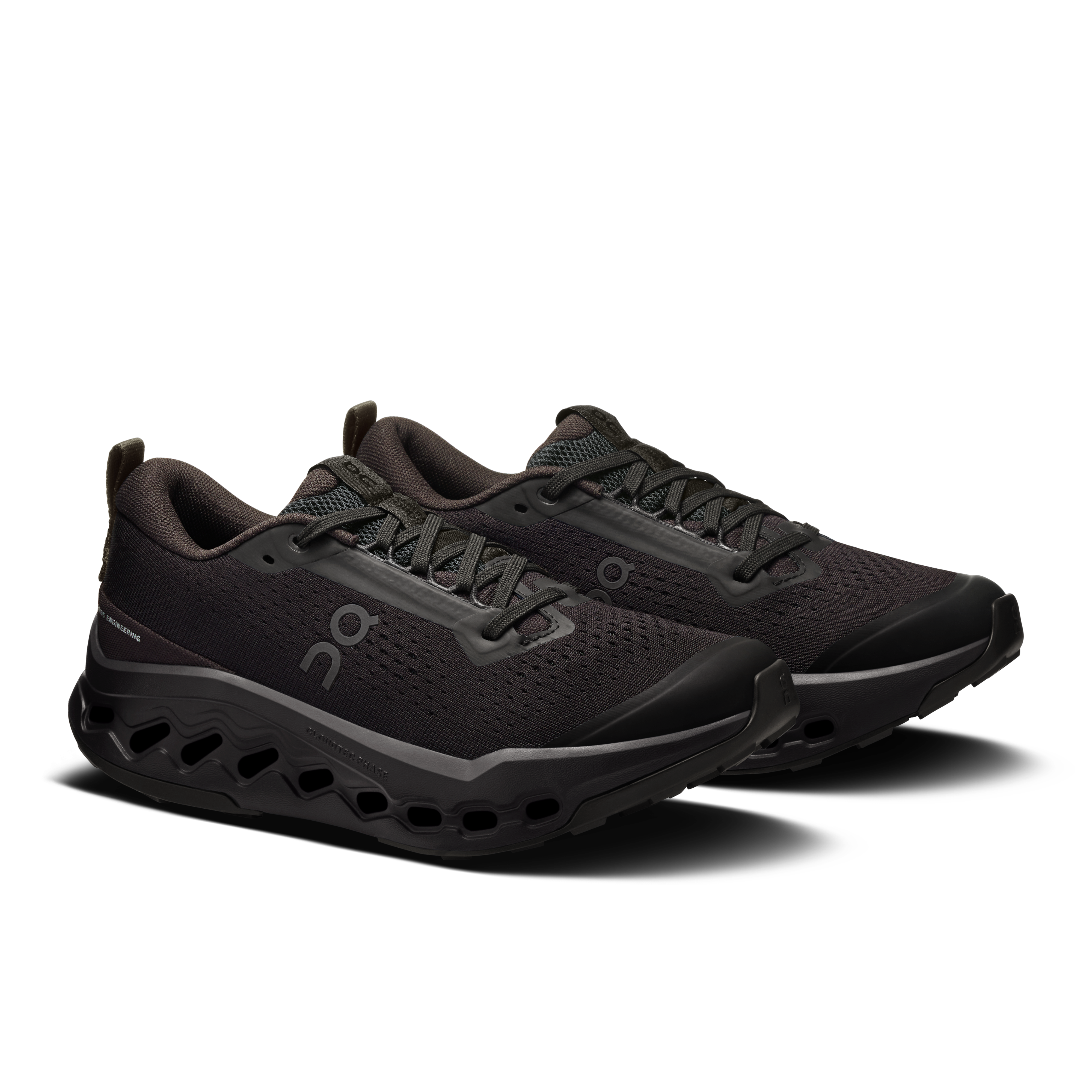 On Running Women's Cloudsurfer Trail 2 Shoes - Black / Black