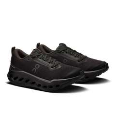 On Running Women's Cloudsurfer Trail 2 Shoes - Black / Black