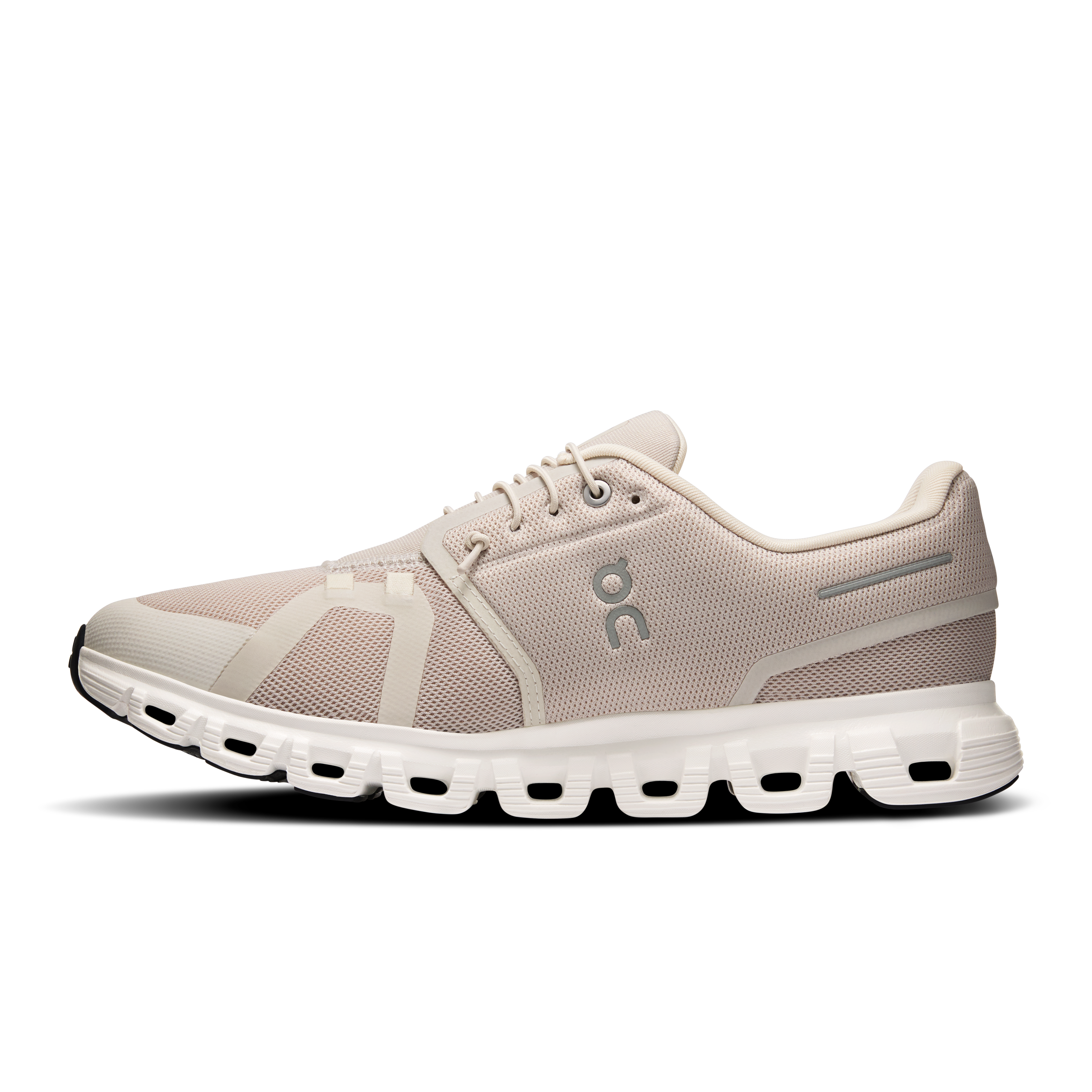 On Running Men's Cloud 6 Shoes - Pearl / White