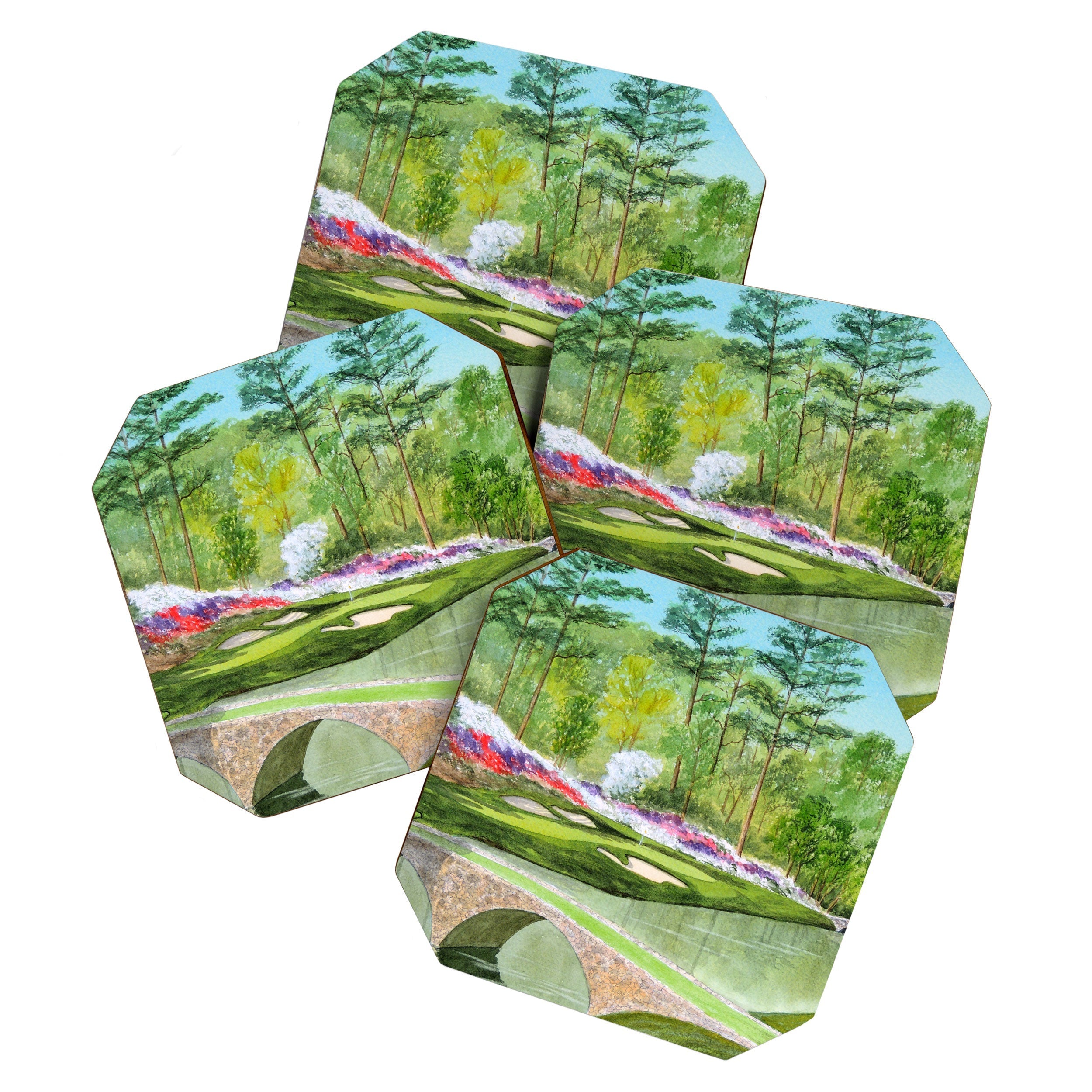 A Georgia Golf Course Coaster