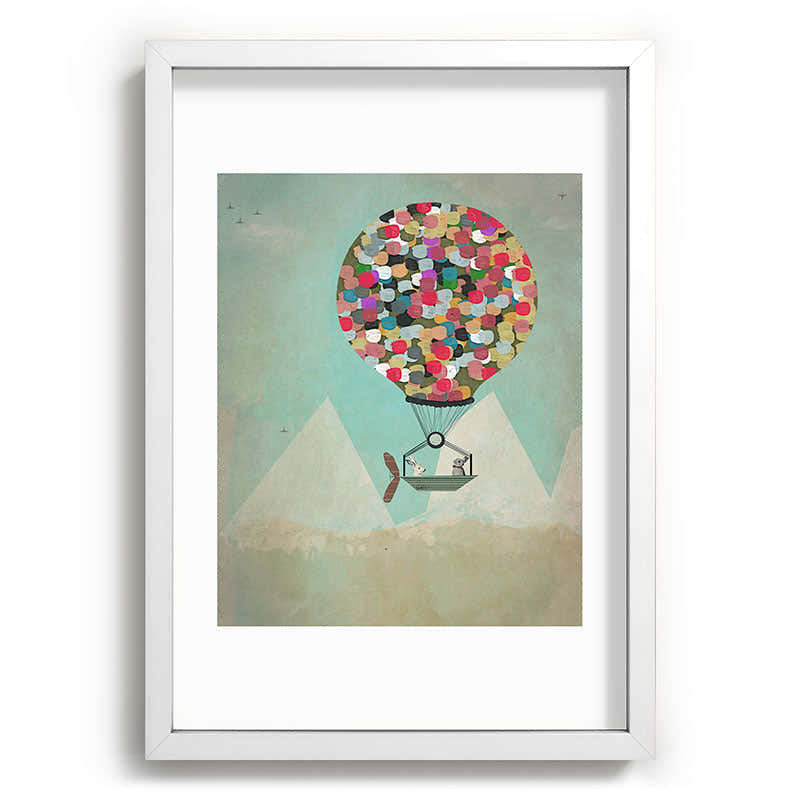 a little adventure Framed Art Print