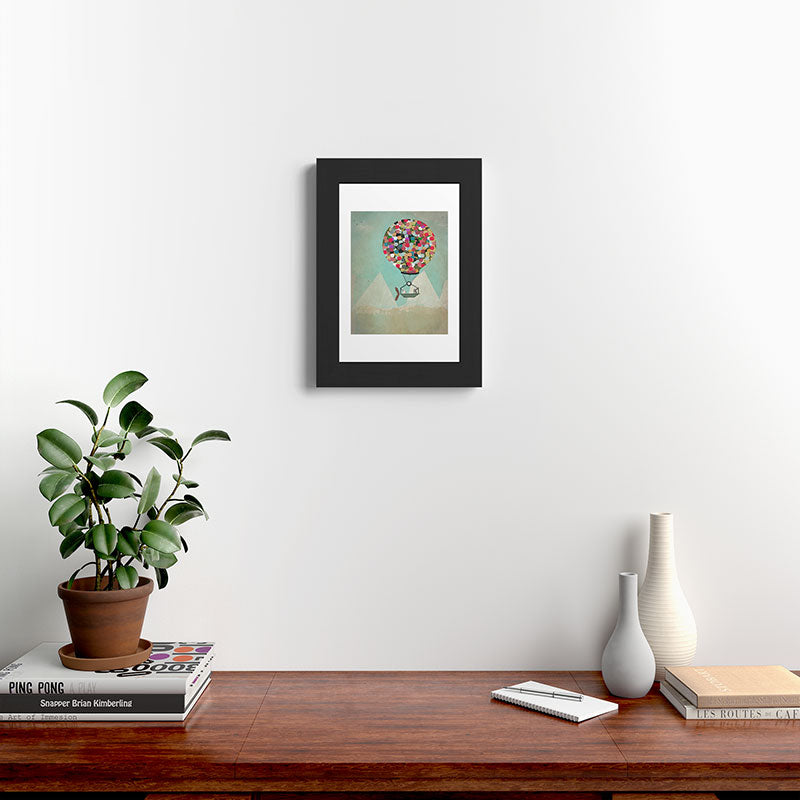 a little adventure Framed Art Print