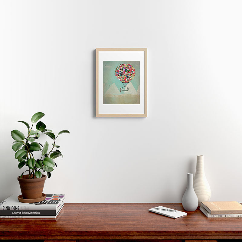 a little adventure Framed Art Print