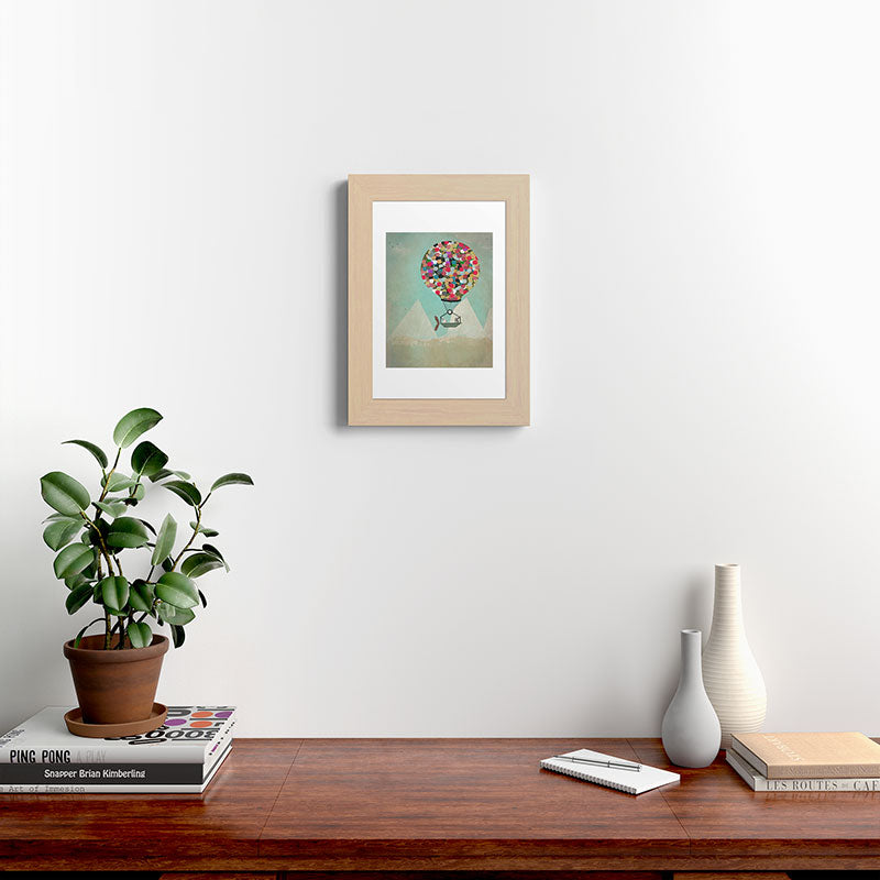 a little adventure Framed Art Print
