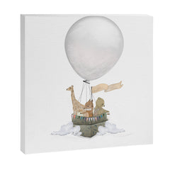 a little balloon adventure Canvas Print