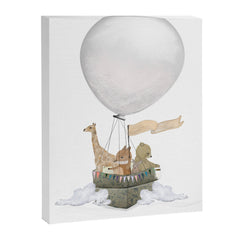 a little balloon adventure Canvas Print