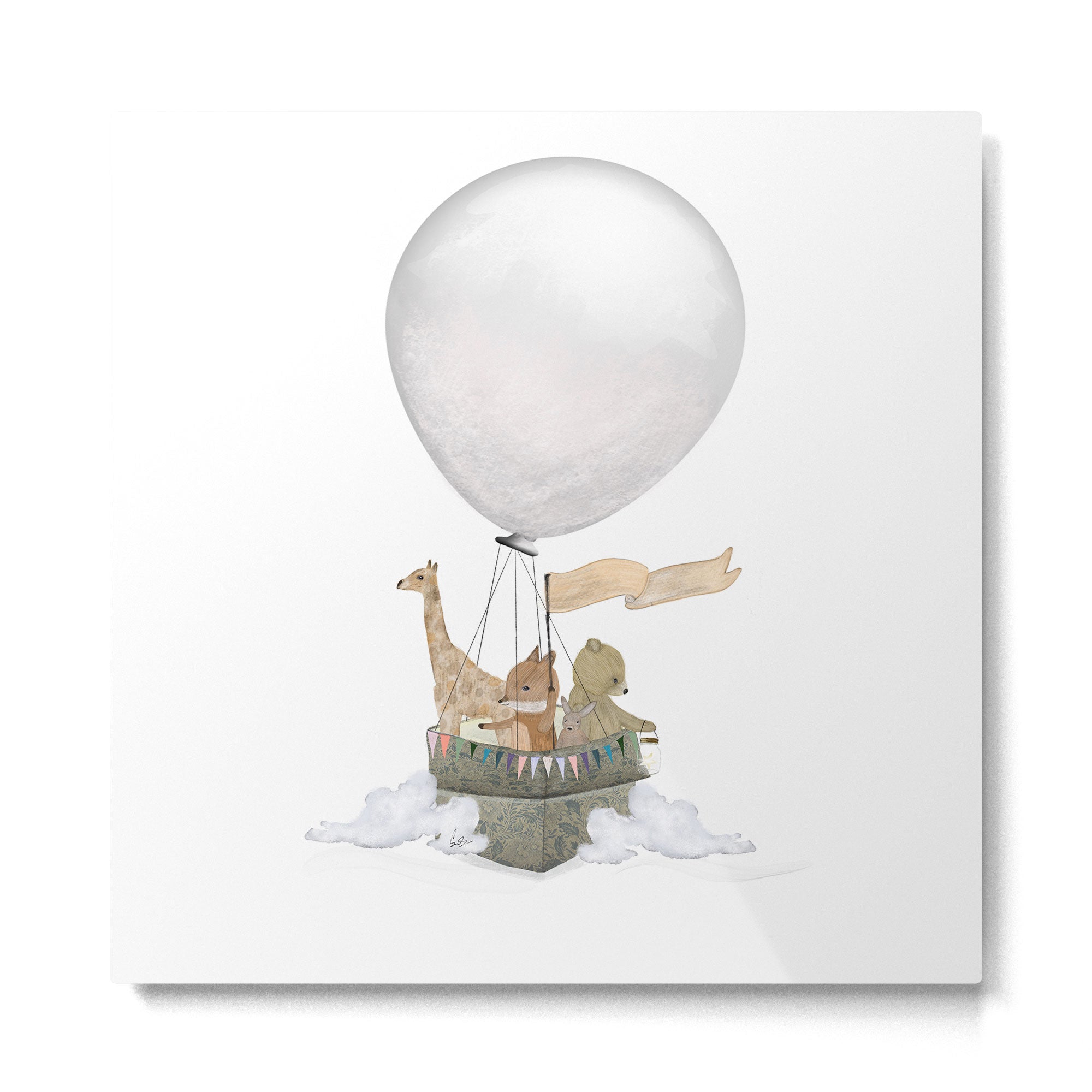 a little balloon adventure Metal Print