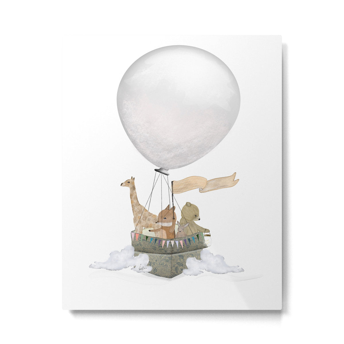 a little balloon adventure Metal Print