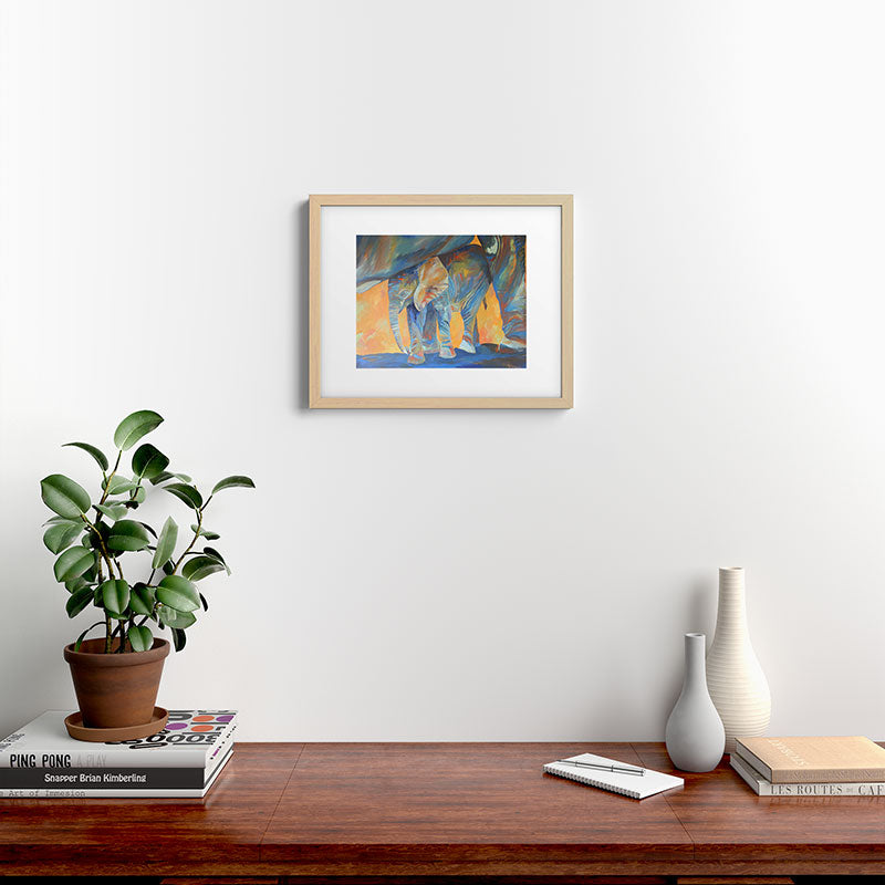 "Love Shelters" Framed Art Print