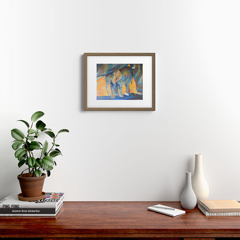 "Love Shelters" Framed Art Print