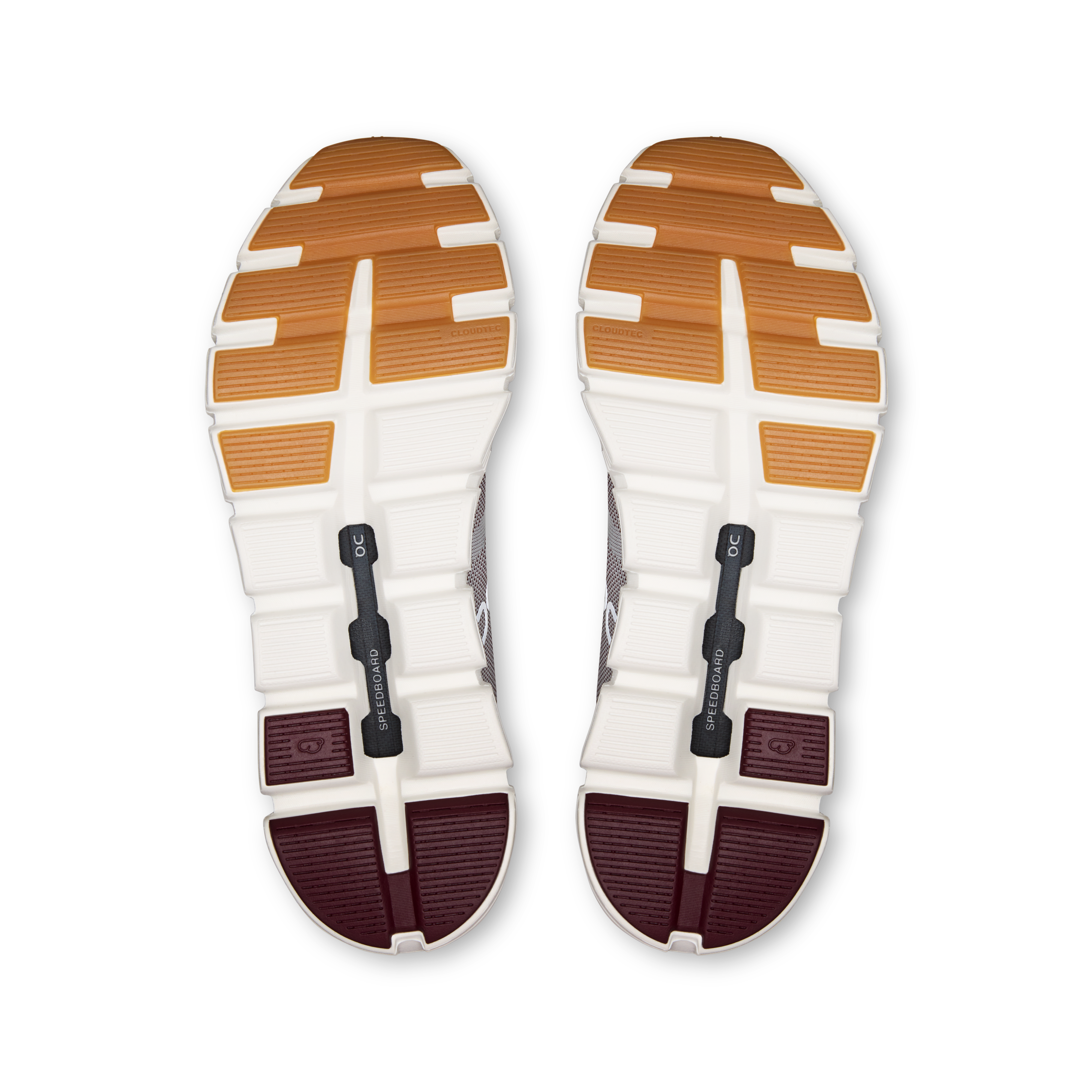 On Running Men's Cloud 6 Versa Shoes - Silver / Maroon