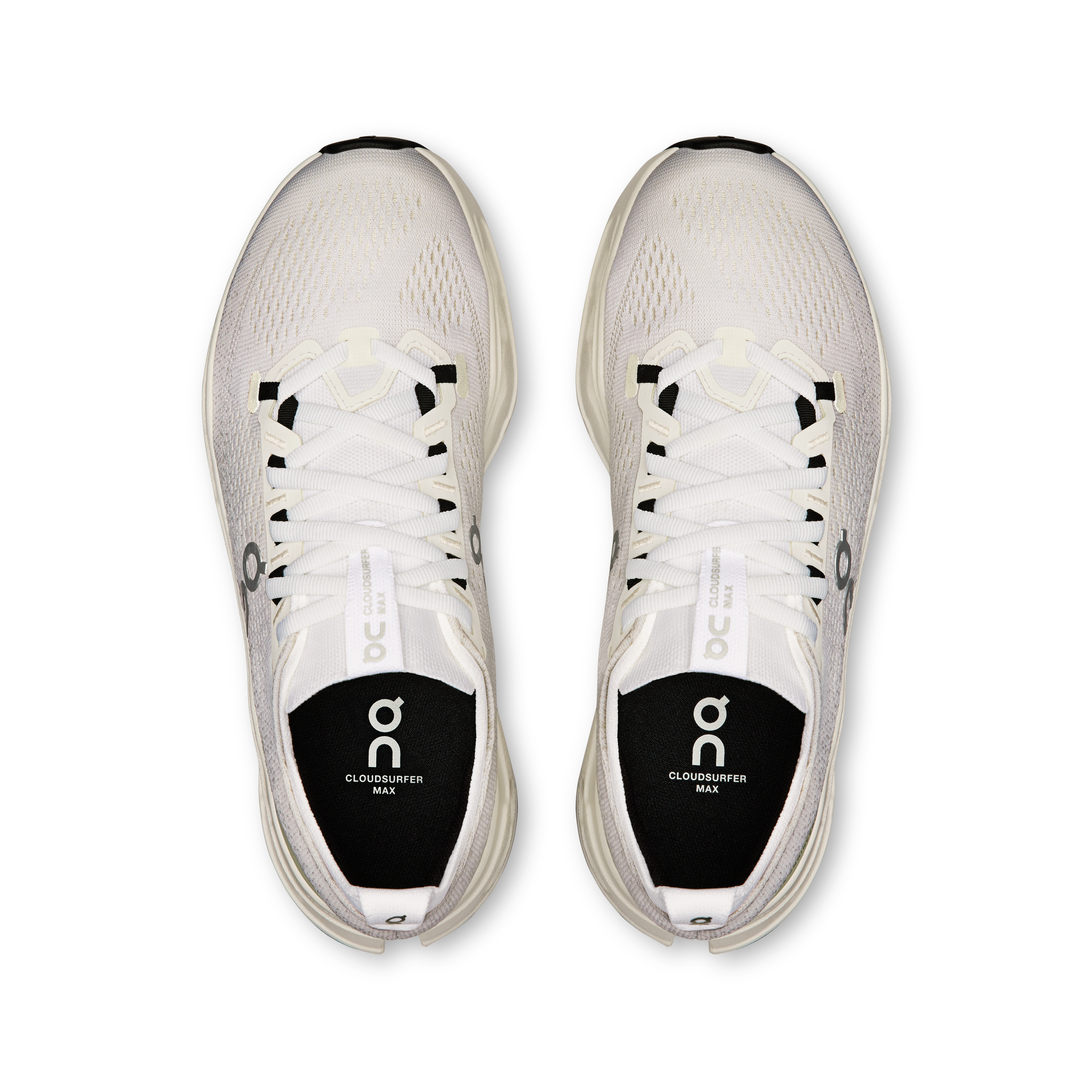 On Running Women's Cloudsurfer Max Wide Shoes - White / White