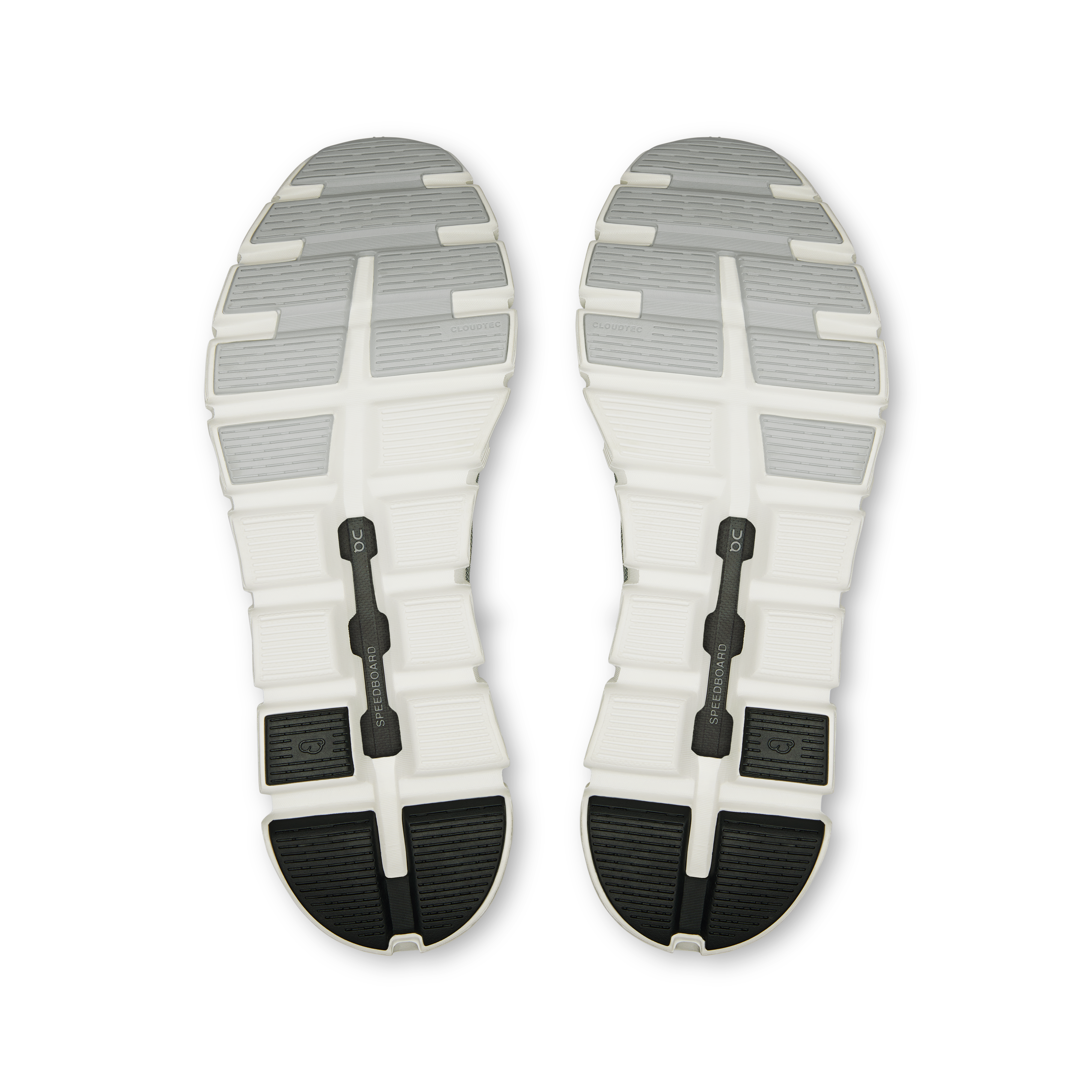 On Running Men's Cloud 6 Versa Shoes - White / Black
