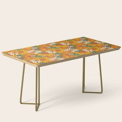 70s Retro Floral Coffee Table