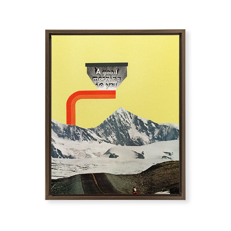A Good Morning To You Framed Canvas Print