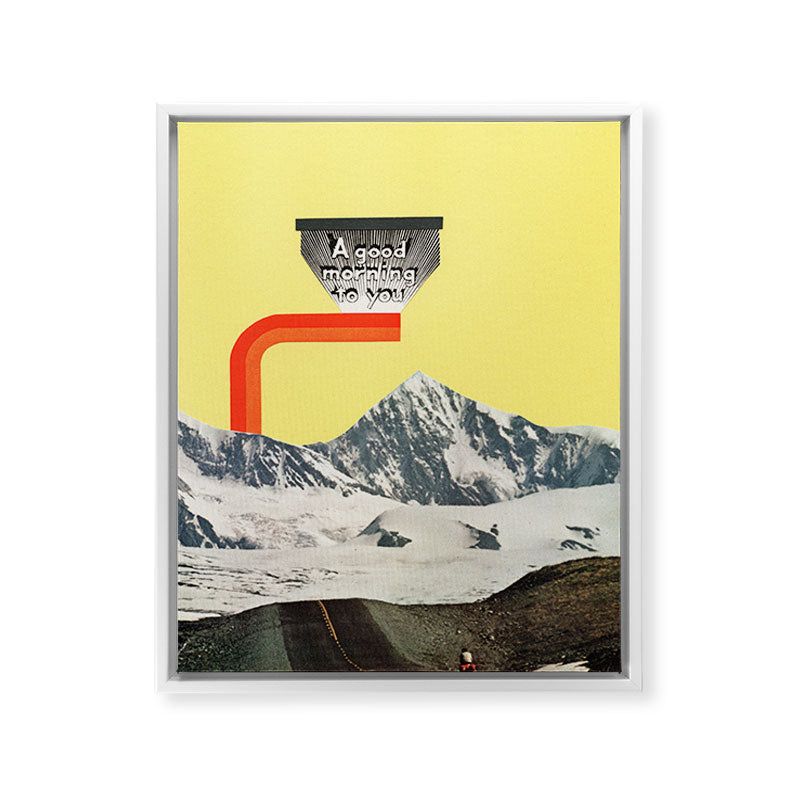 A Good Morning To You Framed Canvas Print