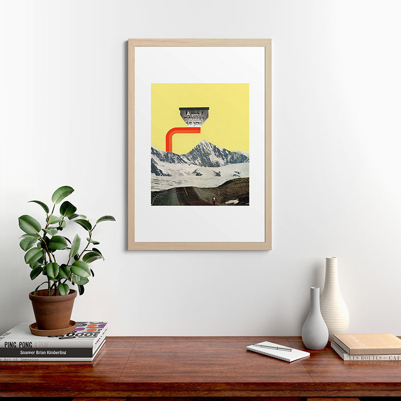 A Good Morning To You Framed Art Print