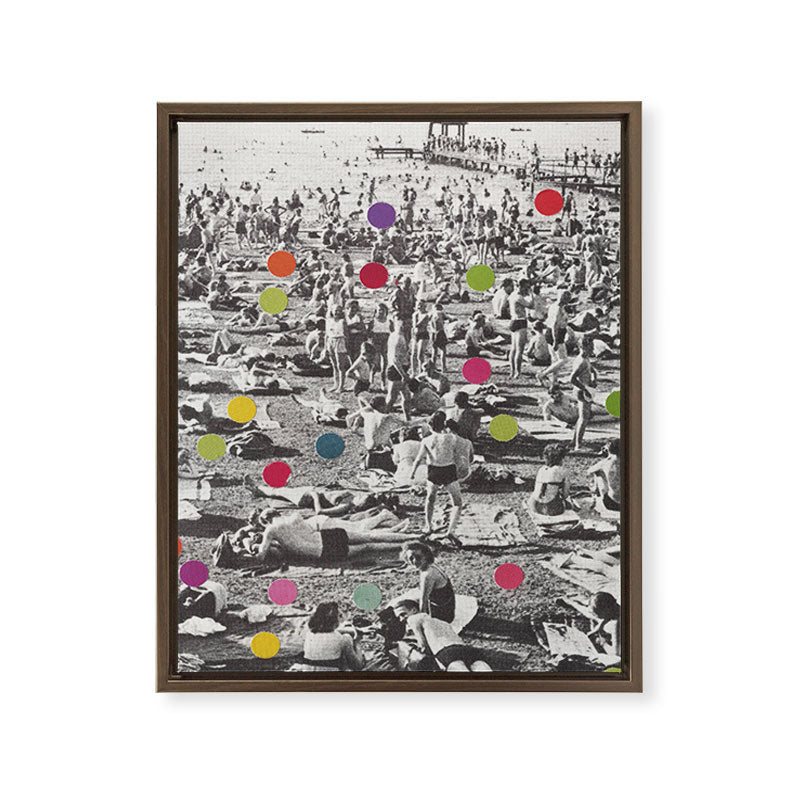 A Good Spot Framed Canvas Print