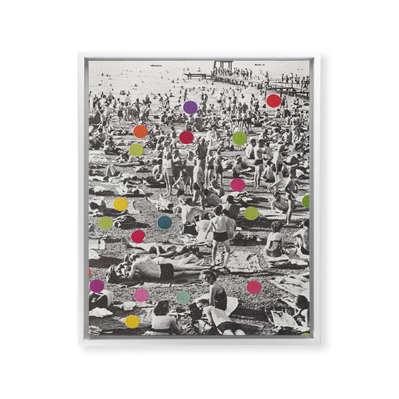 A Good Spot Framed Canvas Print