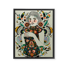 A Future Bright Framed Canvas Print