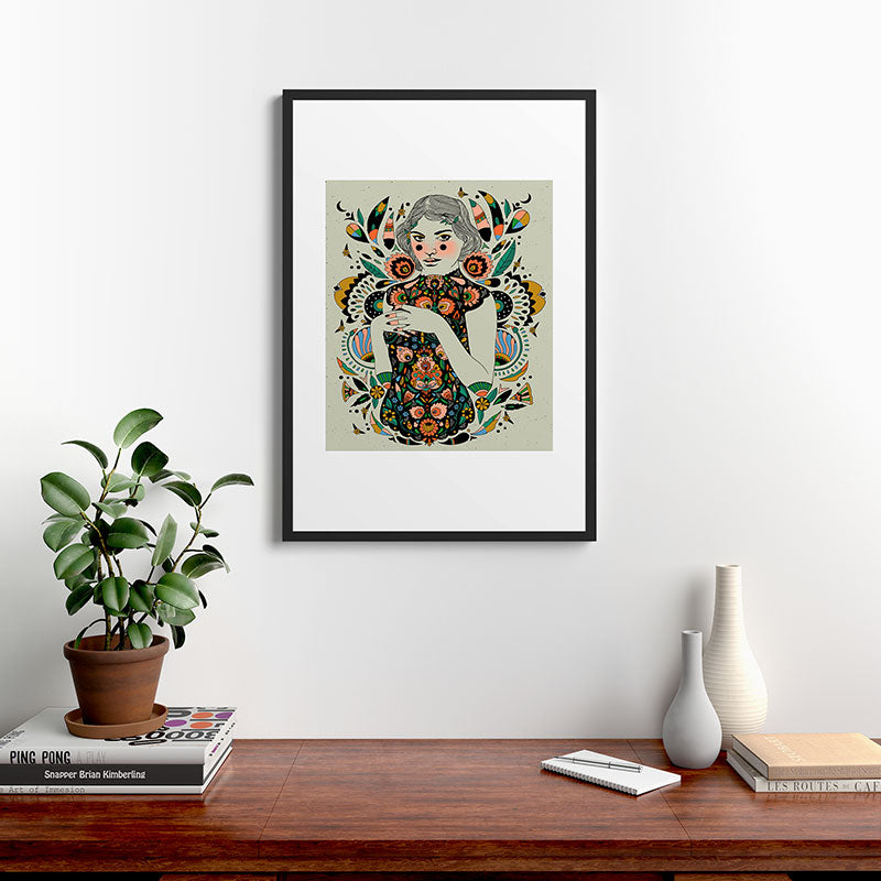 A Future Bright Framed Art Print