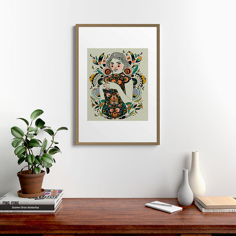 A Future Bright Framed Art Print