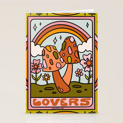 6. The Lovers Mushroom Stationery Card