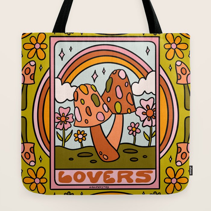 6. The Lovers Mushroom Tote Bag