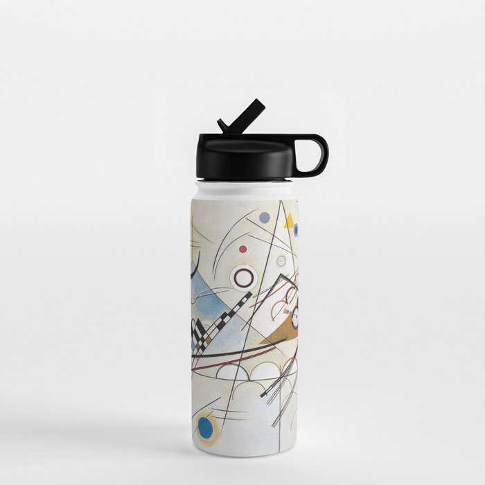 "Composition 8" by Wassily Kandinsky, 1920s Water Bottle
