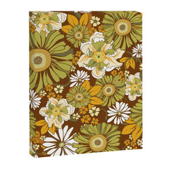 70s Retro Flower Power boho pattern Canvas Print