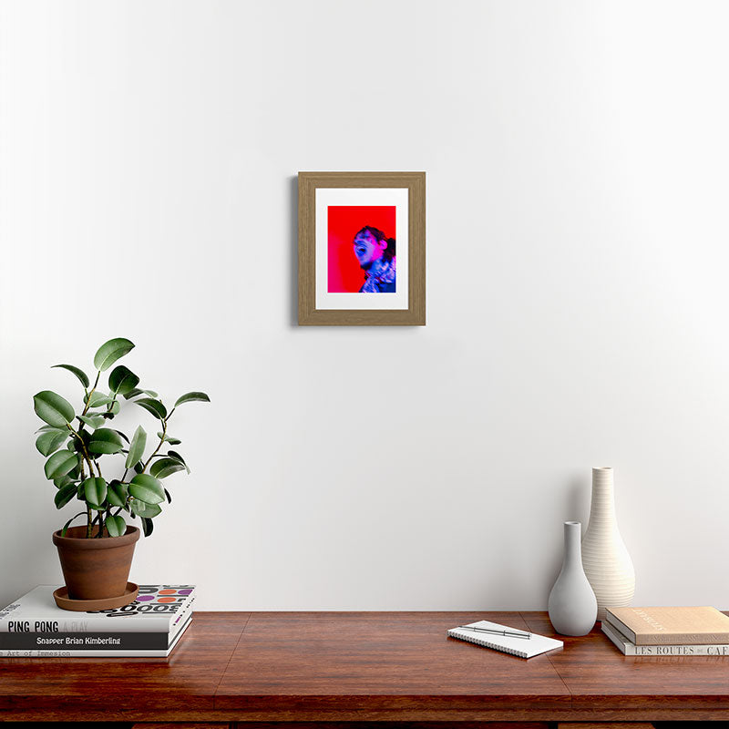 "fixation" Framed Art Print