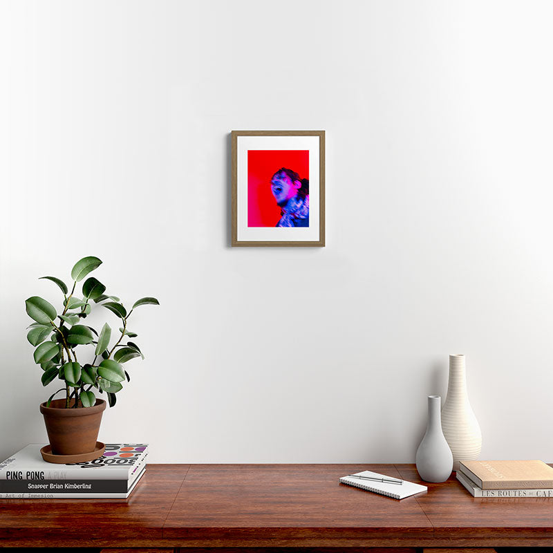 "fixation" Framed Art Print