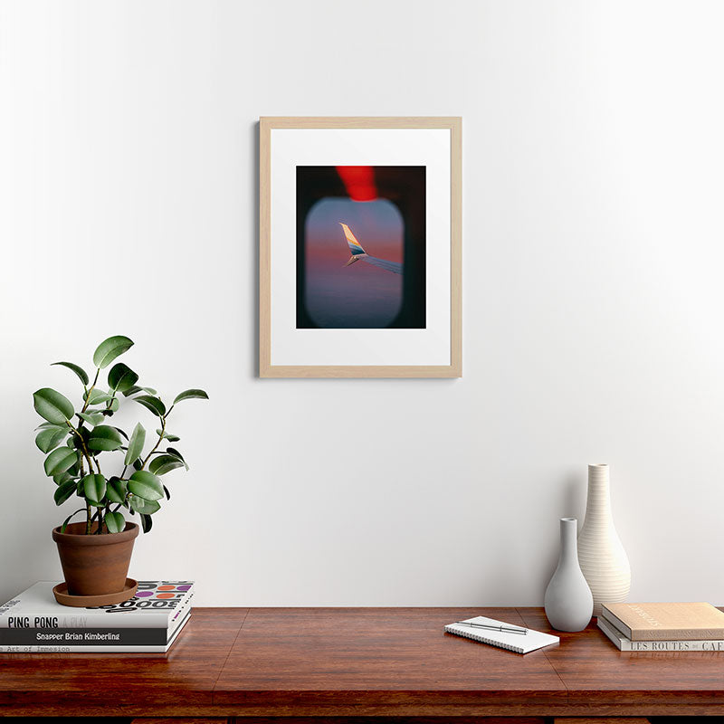 "mile high" Framed Art Print