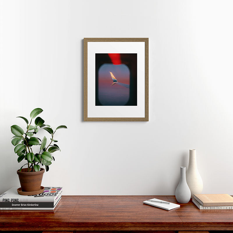 "mile high" Framed Art Print