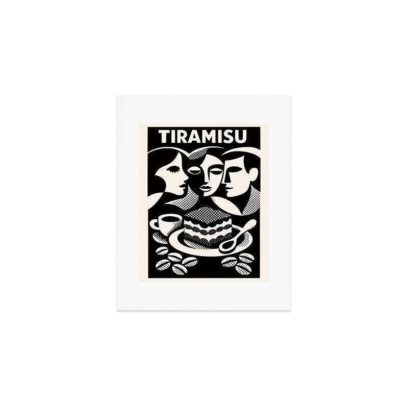 1920s Tiramisu Art Deco Art Print