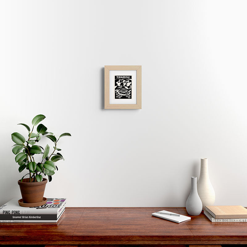 1920s Tiramisu Art Deco Framed Art Print