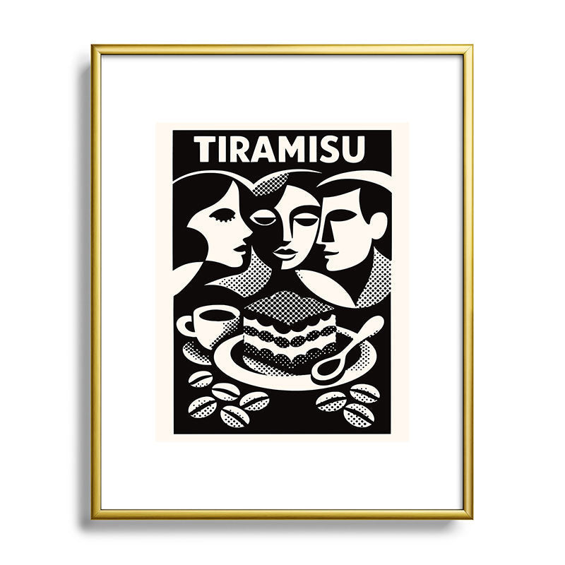 1920s Tiramisu Art Deco Framed Art Print
