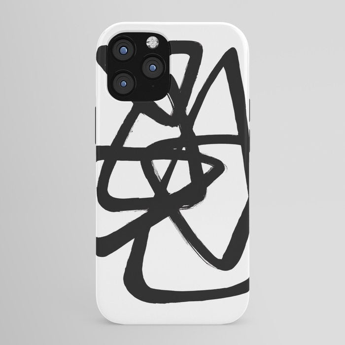 A Family Of Five White Background iPhone Case