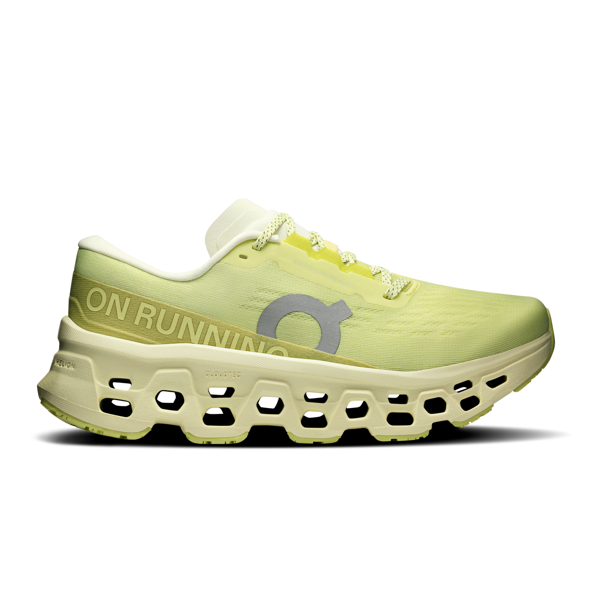 On Running Women's Cloudmonster 3 Shoes - Limelight / Seedling